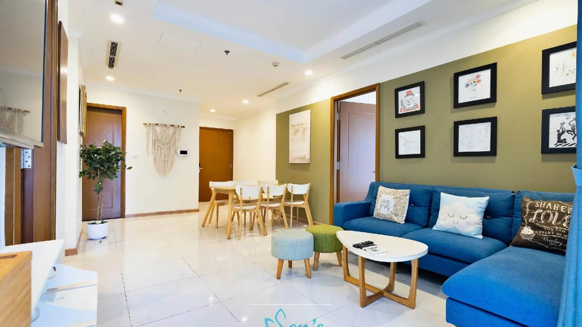 Free Airport Pick-Up - Spacious Cozy 3Brs Apartment At L1-34 Ho Chi Minh City