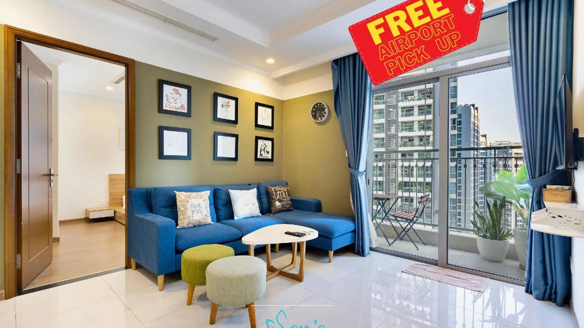 Free Airport Pick-Up - Spacious Cozy 3Brs Apartment At L1-34 Ho Chi Minh City